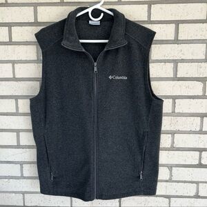 Columbia Charcoal Sleeveless Fleece